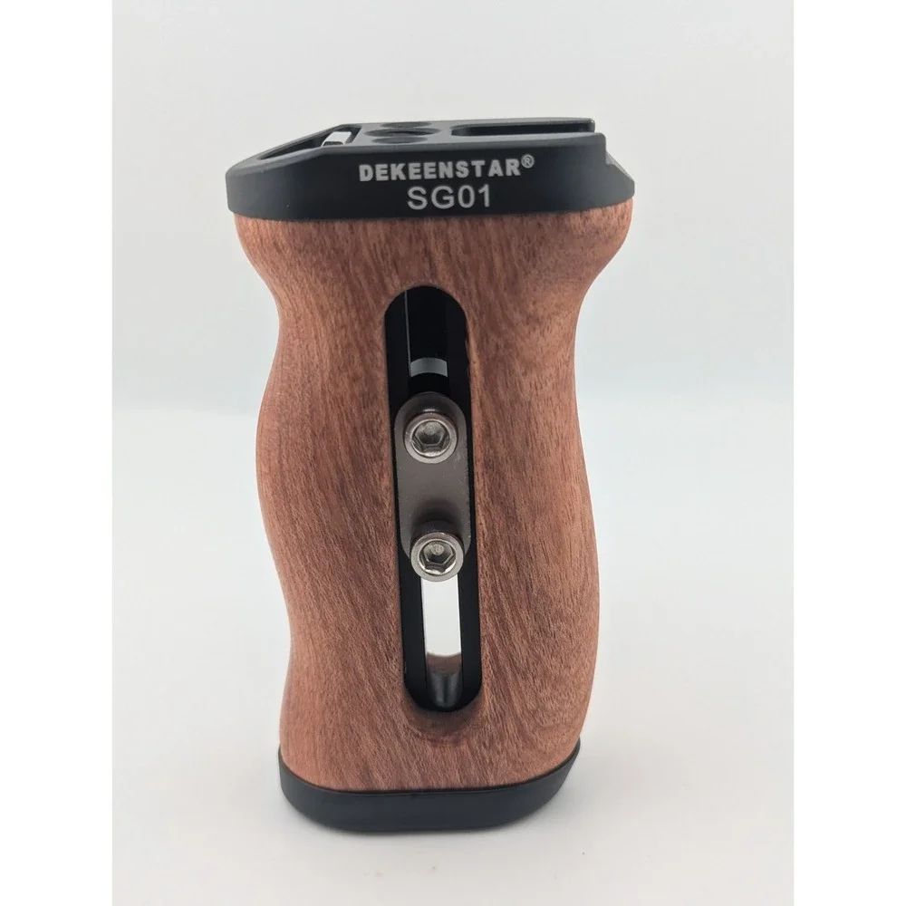 Wooden Side Handle Grip for SmallRig Camera Cage Video Rig Universal Ergonomic